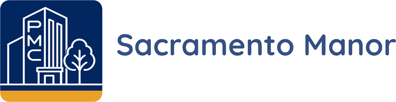 A logo with the text "Sacramento Manor" is displayed.